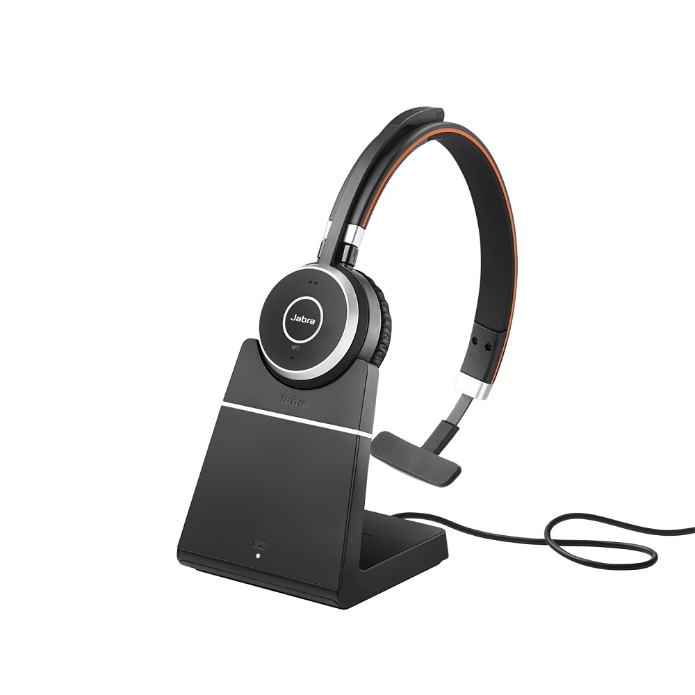 fotografie Niet meer geldig pellet Jabra Evolve 65 SE Mono Wireless Bluetooth Headset with Charging Stand |  Avcomm Solutions